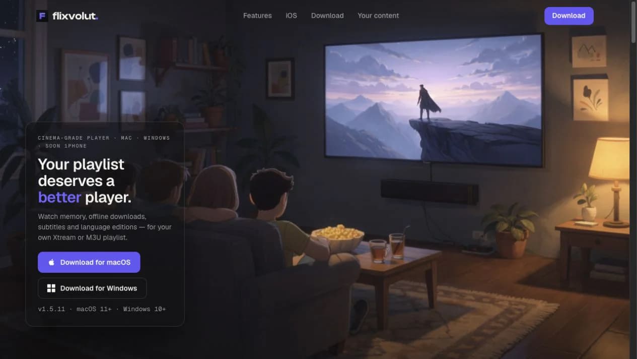 Flixvolut website homepage